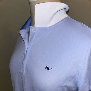 Vineyard Vines two-toned performance polo